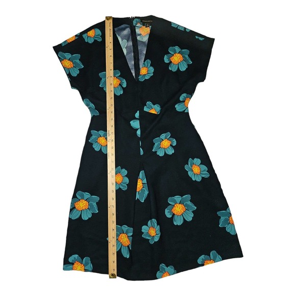 Banana Republic A-Line Dress Women's Size 0 Short Sleeve Pockets Casual Business - Picture 4 of 9